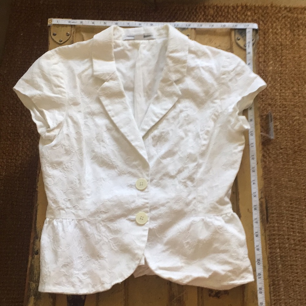 Express Design Studio White Slv Texture Embossed … - image 2